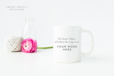 马克杯样机设计 MUG mock up - PSD - Lettering