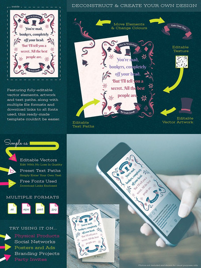 童话文字艺术模板 Fairytale Word Art Template