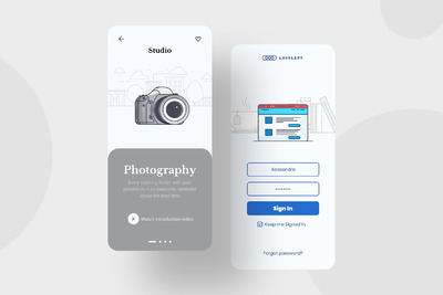 APP UI 常用相机照片插画下载 [Sketch]