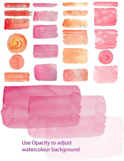 水彩肌理背景纹理 Watercolor Texture Purple