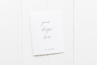 海报设计展示模板 Minimal A2 notecard - Smart Object