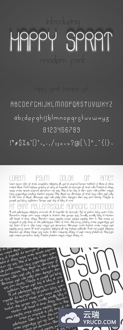 Fronts | 细长圆润流畅流线型现代无衬线字体