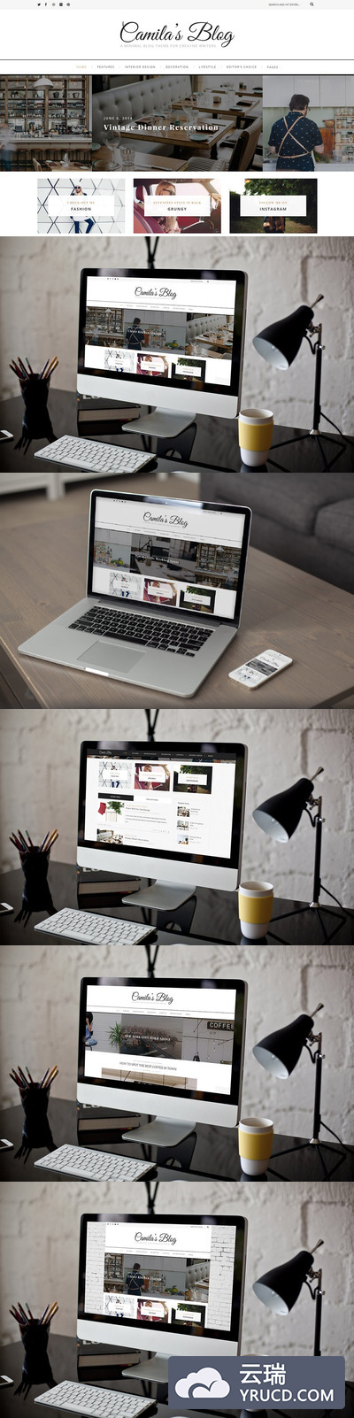 WordPress博客主题模板 Camila - WordPress Blog Theme