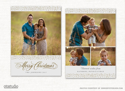 圣诞卡片模板 Christmas Card Template CC169