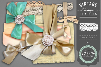 家庭蕾丝纺织品 Cottage Textiles, Ribbons & Lace