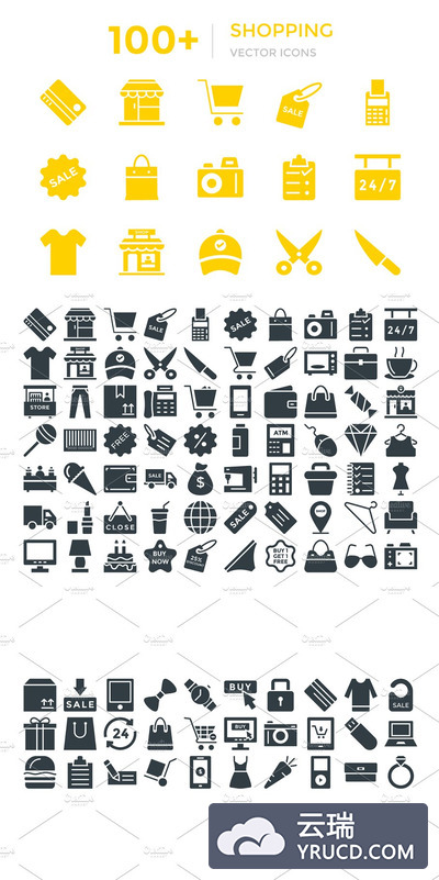 100+ Shopping Vector Icons