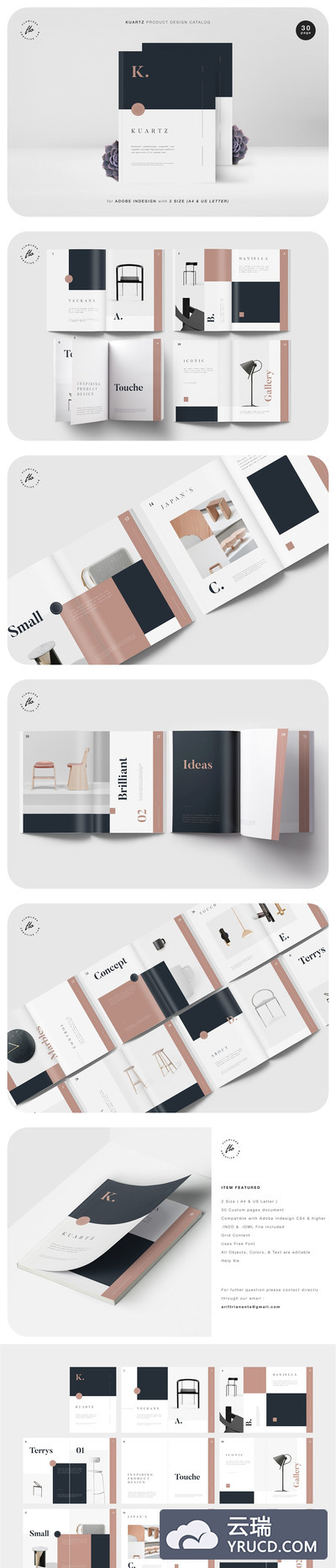 KUARTZ产品手册设计模板