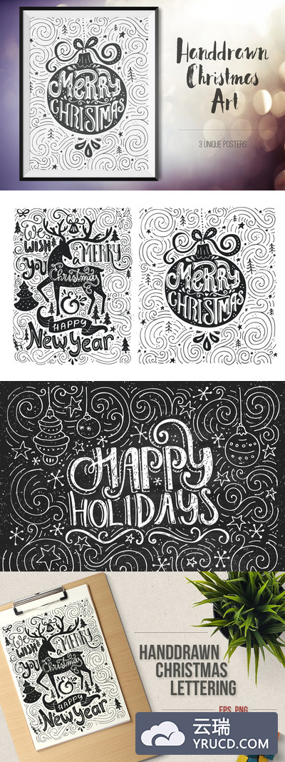 艺术圣诞卡片 Artistic Christmas Cards