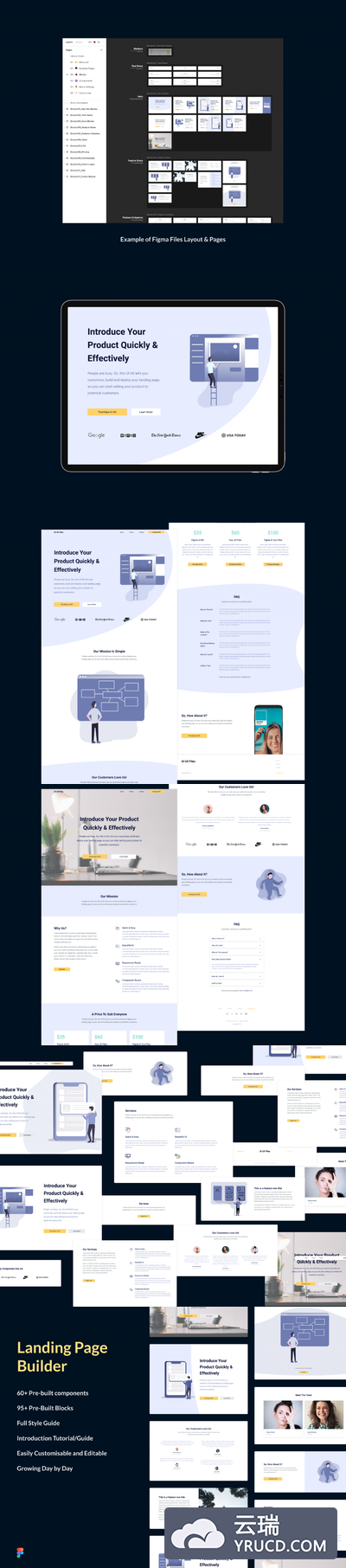 互联网公司网站模板网站ui网站ui设计下载