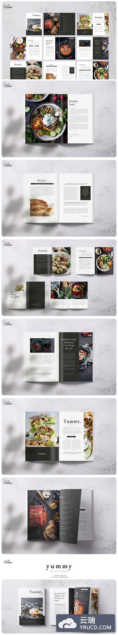 食谱美食烹饪方法设计模板