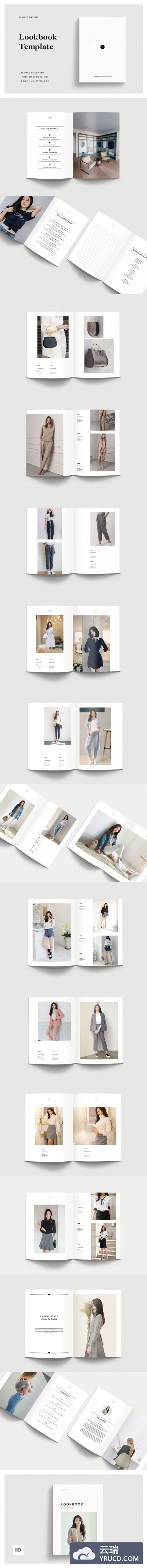女性时尚服装摄影图册设计