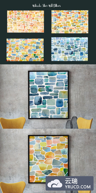 石头背景纹理 Stone Wall Patterns