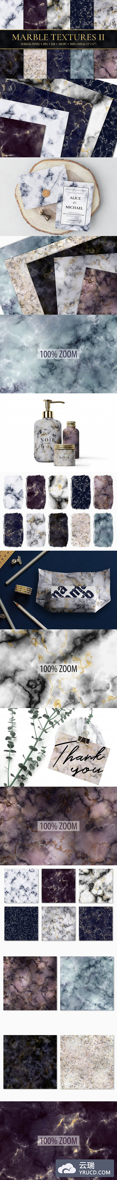 逼真的镶金大理石背景材质纹理素材下载[高清JPG]