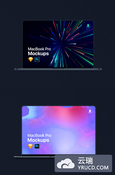 高品质的MacBook Pro和MacBook Air样机下载[PSD]