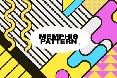 孟菲斯时尚背景图案素材下载[Ai]