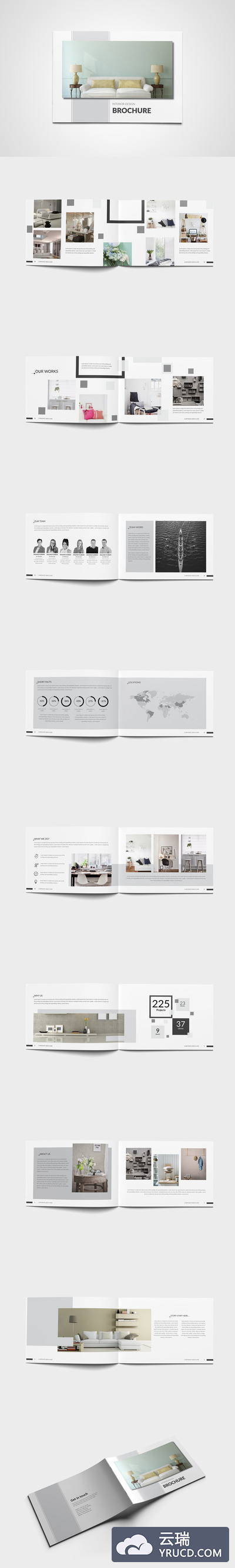 家居装饰室内设计图册模板