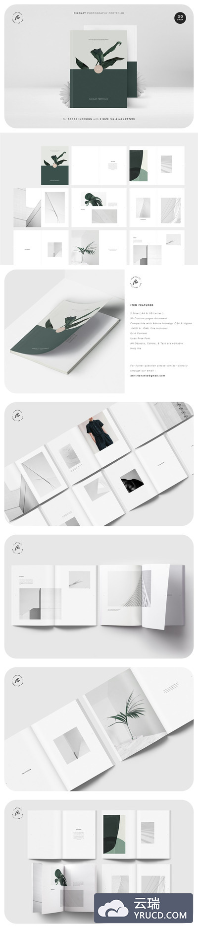 NIKOLAY摄影作品集图册设计模板画册模板