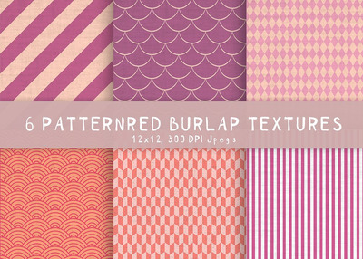 粗麻布图案背景纹理 6 Burlap patterned textures