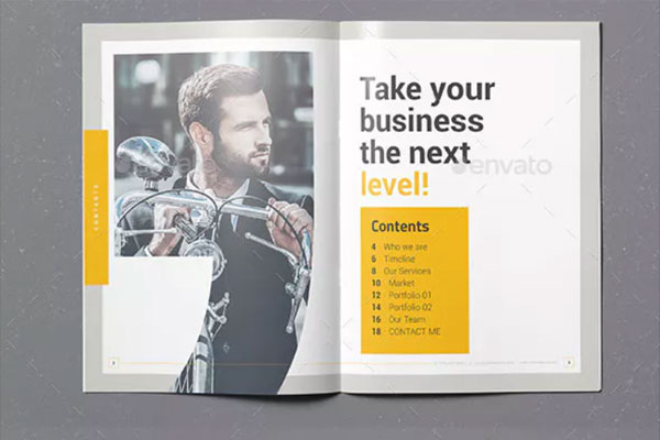 企业品牌创意宣传册设计模板