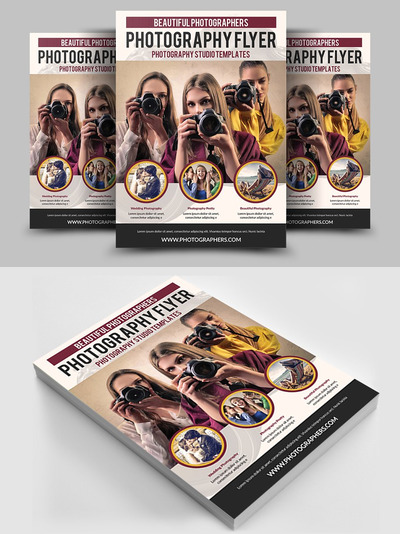 摄影海报设计模板 Photography Flyer