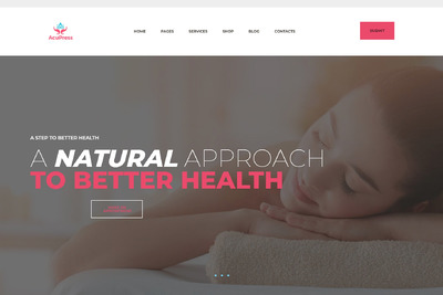 养生保健服务WordPress模板 AcuPress - Holistic WordPress Theme