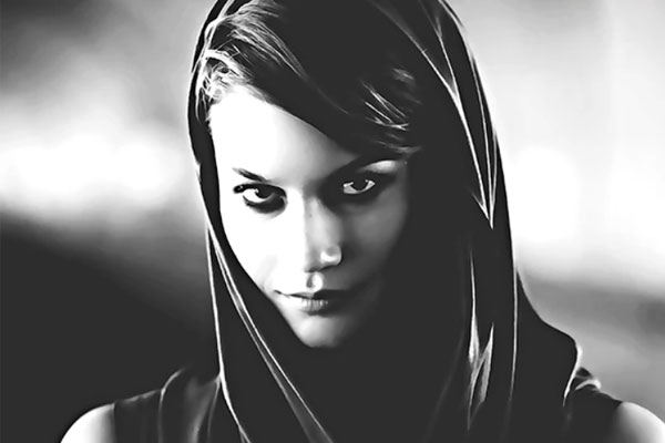 黑漆电影艺术效果Photoshop动作下载