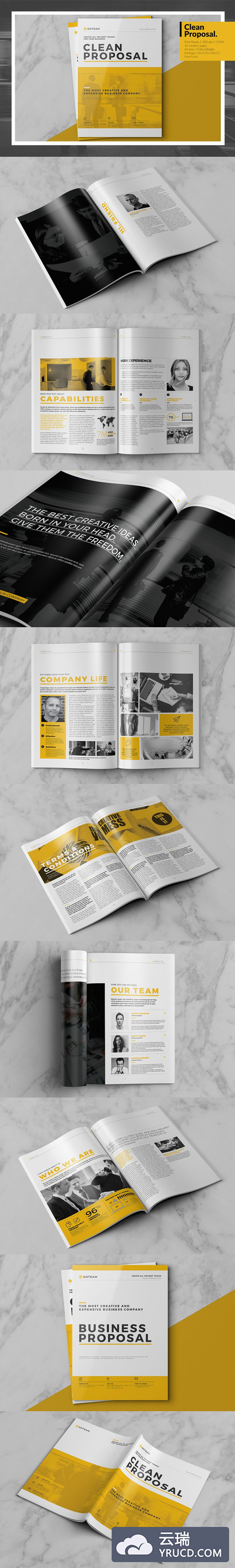 创意画册模板 Creative Brochure Vol.1