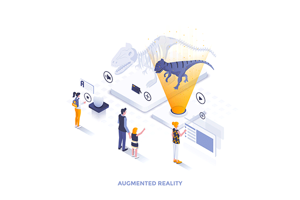 多用途多种类得时尚高端3D立体2.5D等轴等距移动互联网banner插画海报设计模板