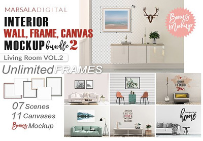 室内家具装饰场景样机套装