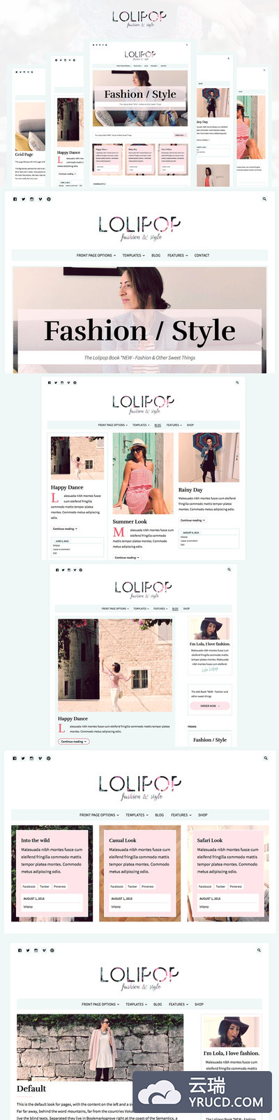 WordPress女性博客主题网站模板 Feminine Blog WordPress Theme
