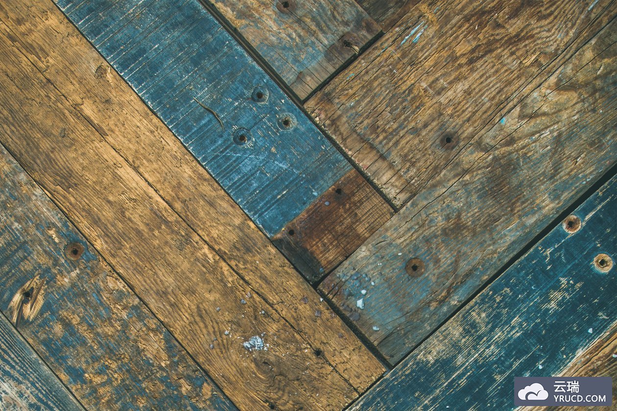 木纹材质背景纹理 Rustic wooden barn door, wall or table texture and background