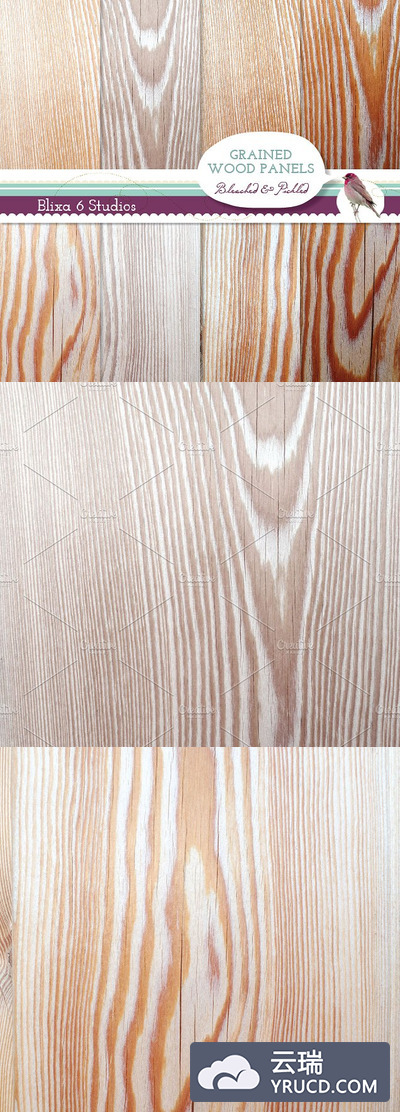 天然木纹数码背景纹理 Natural Wood Grain Digital Textures