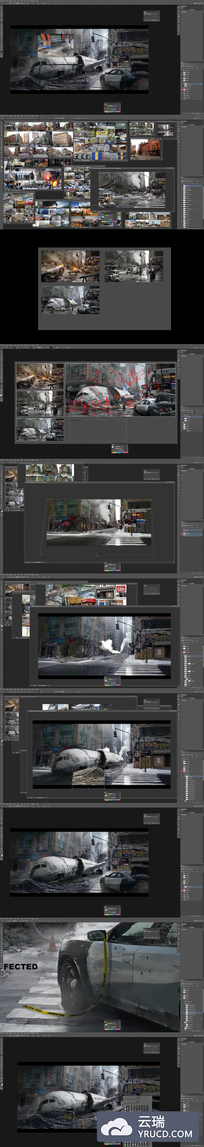 Photoshop AAA视频游戏真实概念艺术