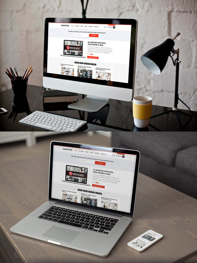 博客主题网站模板 Marketeer – Digital Marketplace