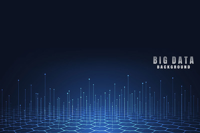 大数据科技背景矢量科技背景素材下载[EPS]