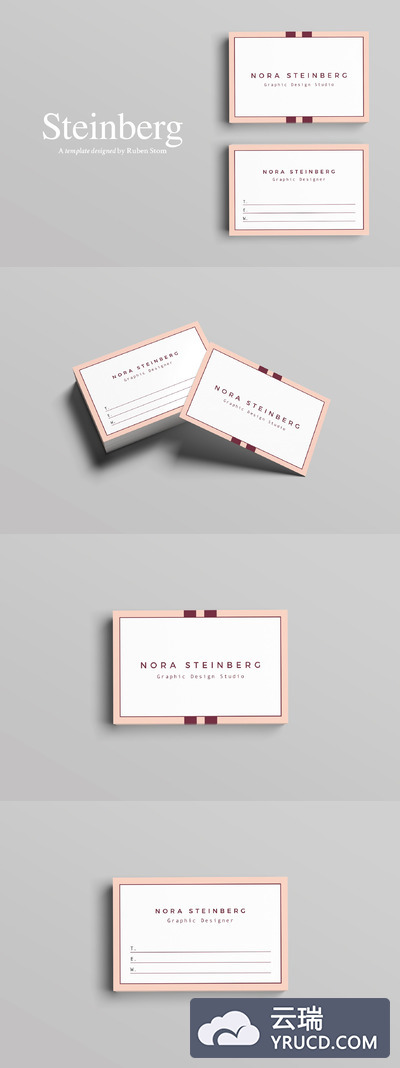 商业名片模板 Steinberg Business Card Template