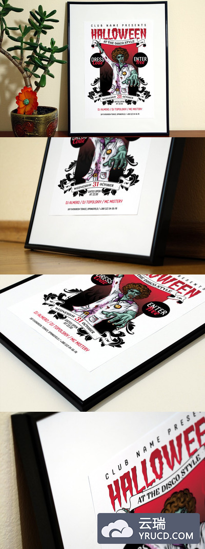 万圣节创意海报模板 Helloween Poster Template