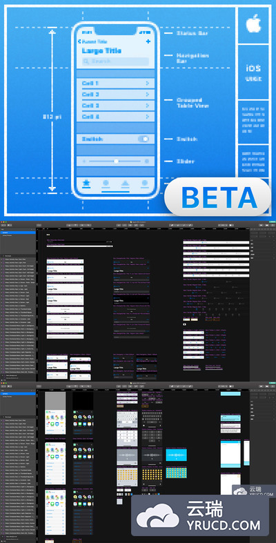 2019年WWDC大会上所有的 Apple iOS 13 Ui Kits 常用Sketch UI系统组件库套装打包下载 [Sketch]