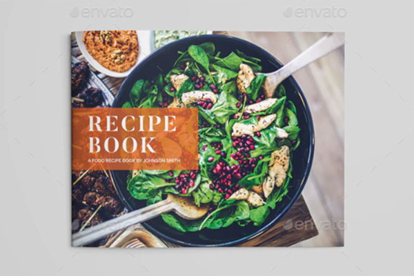 厨师烹饪书/食谱手册设计模板