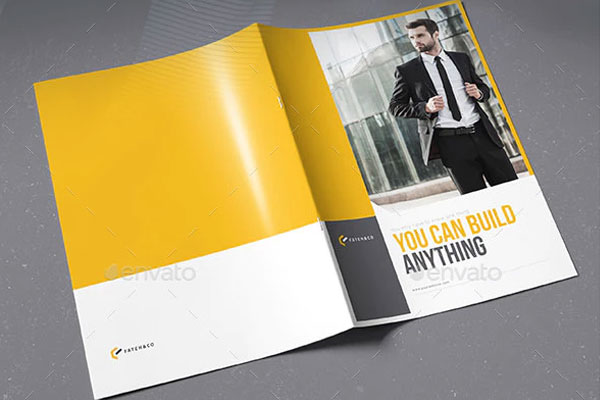 现代风格公司宣传画册模板