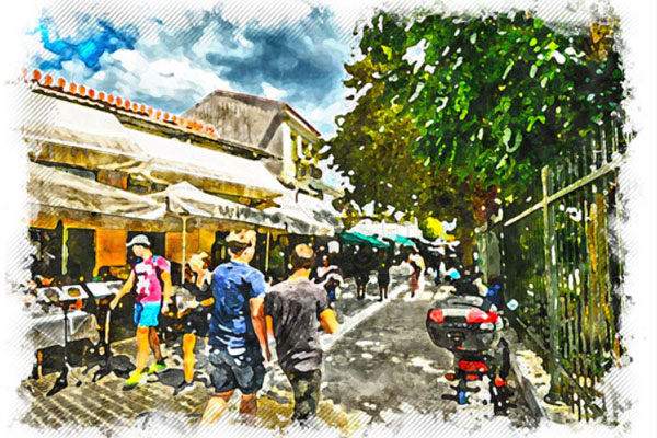 创意肖像艺术水彩效果Photoshop动作