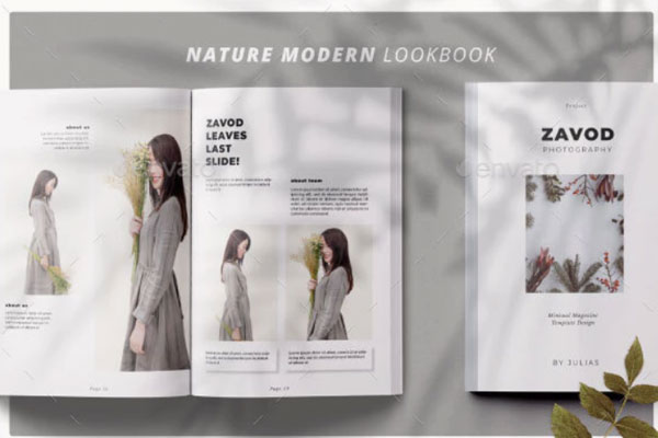 时尚摄影服装设计图册模板