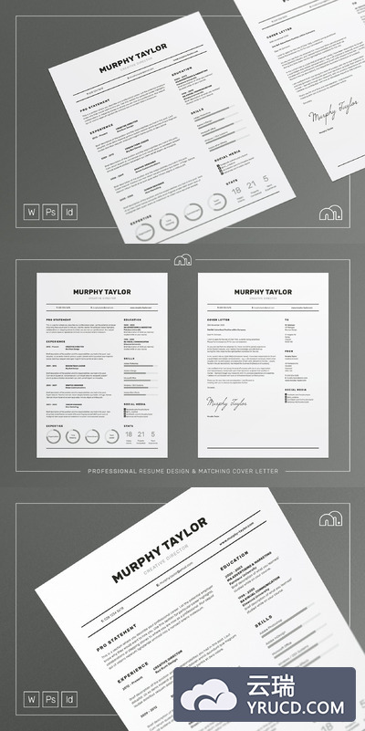 简单的个人简历模板 Murphy - Resume/CV