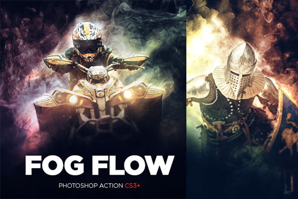 流动的烟雾ps动作下载