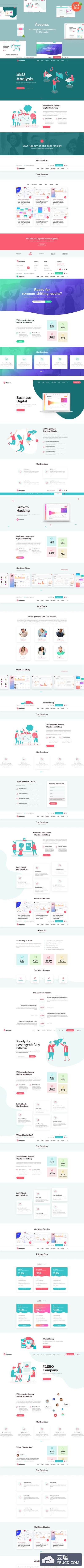 时尚高端简约多用途的高品质SEO数字营销banner海报设计模板PSD大集合