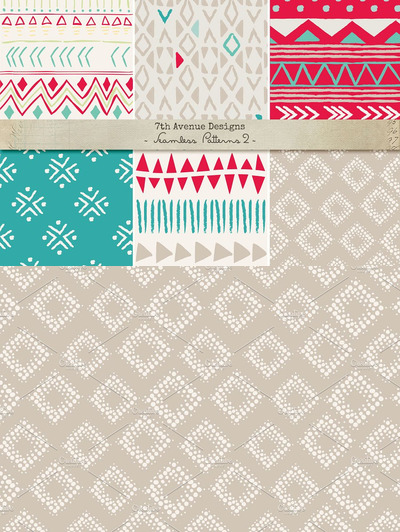 无缝图案背景纹理 Seamless Patterns 2