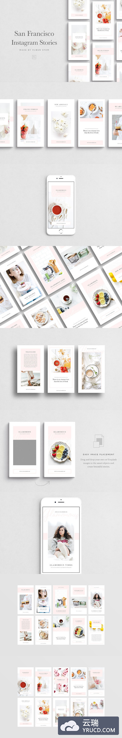 旧金山广告图片模板 San Francisco Instagram Stories