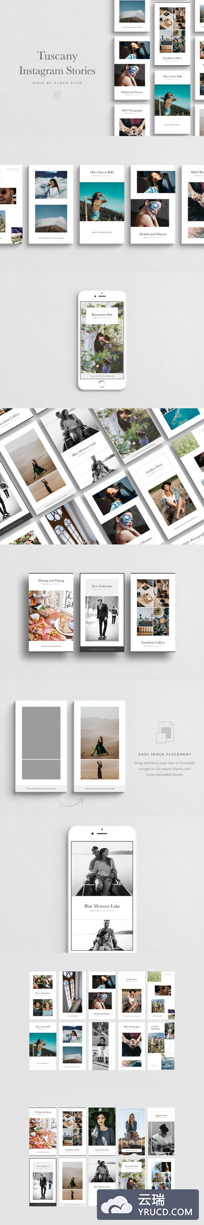 广告图片模板 Tuscany Instagram Stories