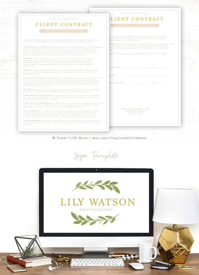 影楼画册照片模板 Photography Marketing Kit Templates