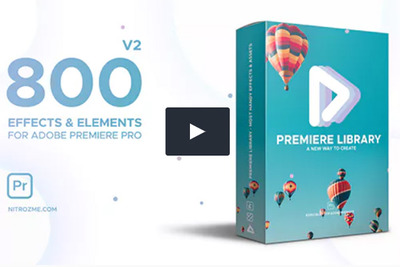 多元素VHS风格过渡转场视频PR模板